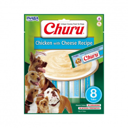 Лакомство для собак – Inaba Churu Dog Creamy Treat, Chicken Cheese, 160 г