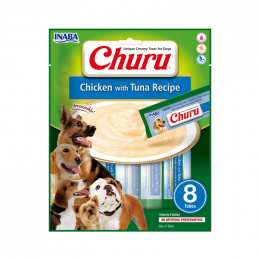 Gardums suņiem – Inaba Churu Dog Creamy Treat, Chicken Tuna, 160 g