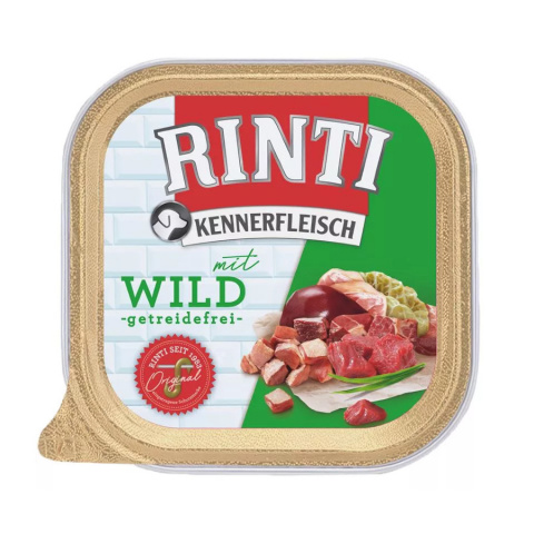 Консервы для собак – Rinti Kennerfleisch Venison, 300 г title=