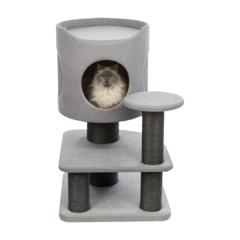 Домик для кошек – TRIXIE Tazio scratching post XXL, 97 cm, grey title=