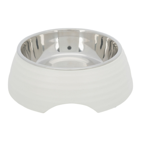 Миска для собак – TRIXIE Bowl, melamine, 0,8 л/ø 22 см, white title=