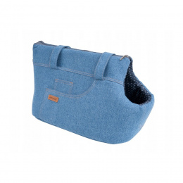 Сумка для транспортировки животных – AmiPlay Pet Carrier Bag, S 35 x 21 x 24 см, denim blue