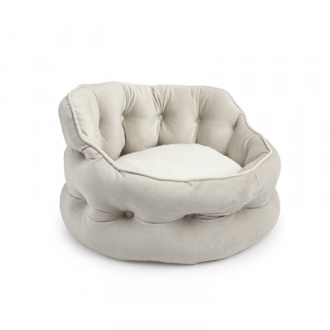 Лежанка для кошек – AFP Classic Comfort, Bolster Pet Cuddler Bed title=