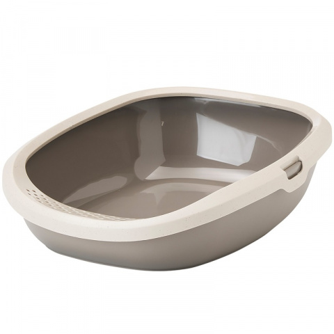 Tualete kaķiem – Savic, Gizmo Large Happy Planet, mocha granite/warm grey, 54 x 42 x 32 cm  title=