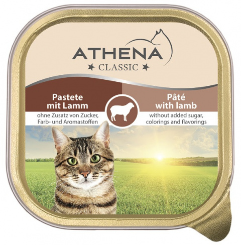 Консервы для кошек – Athena Lamb, 100 г title=