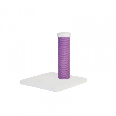 Skrāpēšanas stabs kaķiem – Noba Classic 17, White and Purple, 43,2 cm title=
