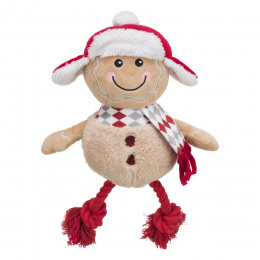Rotaļlieta suņiem – Xmas Gingerbread, plush/cotton, 34 cm