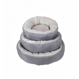 Лежанка для собак – Pawise Round Dog Bed, grey, S