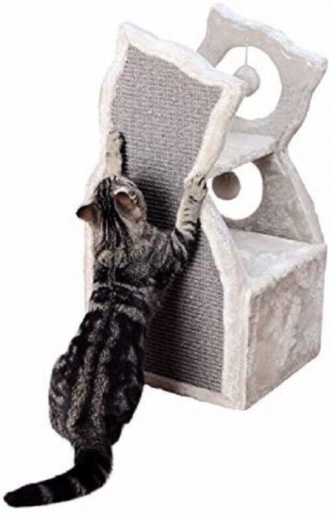 Домик для кошек – TRIXIE Nelia Cat Tower, light grey, 61 см title=