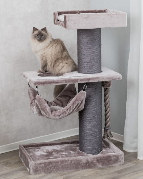 Домик для кошек – TRIXIE Ramon Scratching Post XXL, 133 см, Cappuccino title=