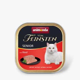 Консервы для кошек сеньоров – Vom Feinsten Senior Beef, 100 г