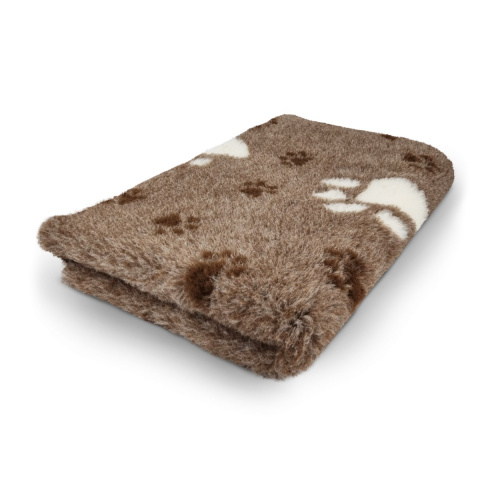 Спальное место для собак – Vet Bed Big Paw 3 color, Brown, Non Slip, 100 x 75 см title=