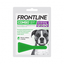 Pretblusu un pretērču pilieni suņiem – Frontline Combo Dog, Large 1 pip., bezrecepšu vet.zāles reģ. NR: VA - 072463/3