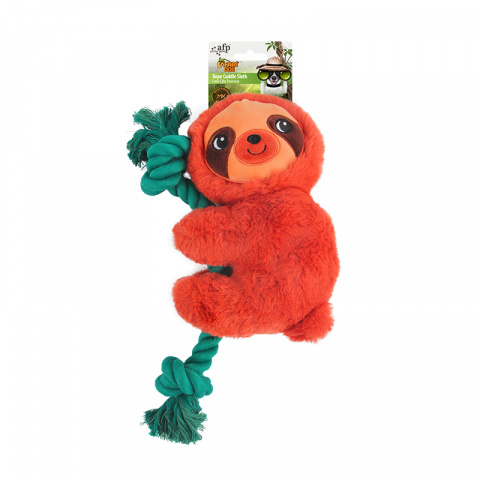 Игрушка для собак – AFP Safari Rope Cuddle Sloth title=