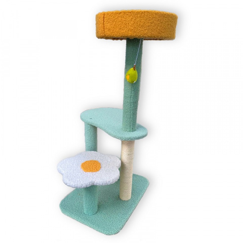 Домик для кошек - Pawise Cat Flower Tower, 49 x 37 x 92 см  title=
