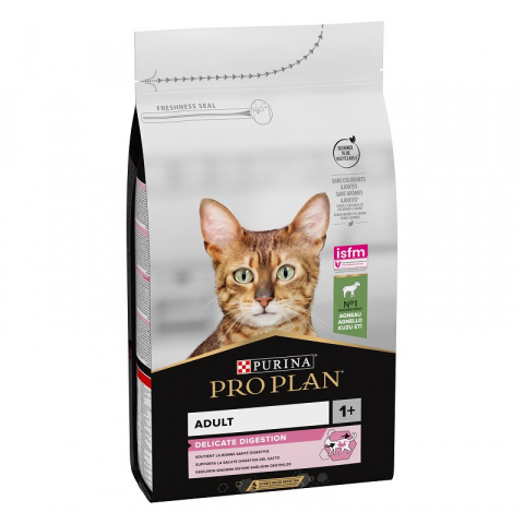 Корм для кошек – Pro Plan DELICATE Cat Lamb DIGEST, 1,5 кг title=