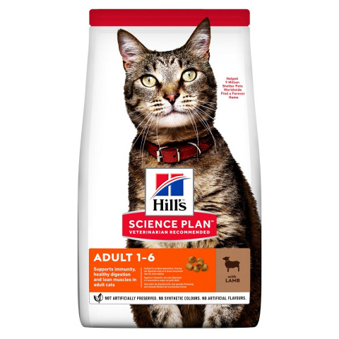 Корм для кошек – Hill&#039;s Science Plan™ Feline Adult Lamb, 0,3 кг title=