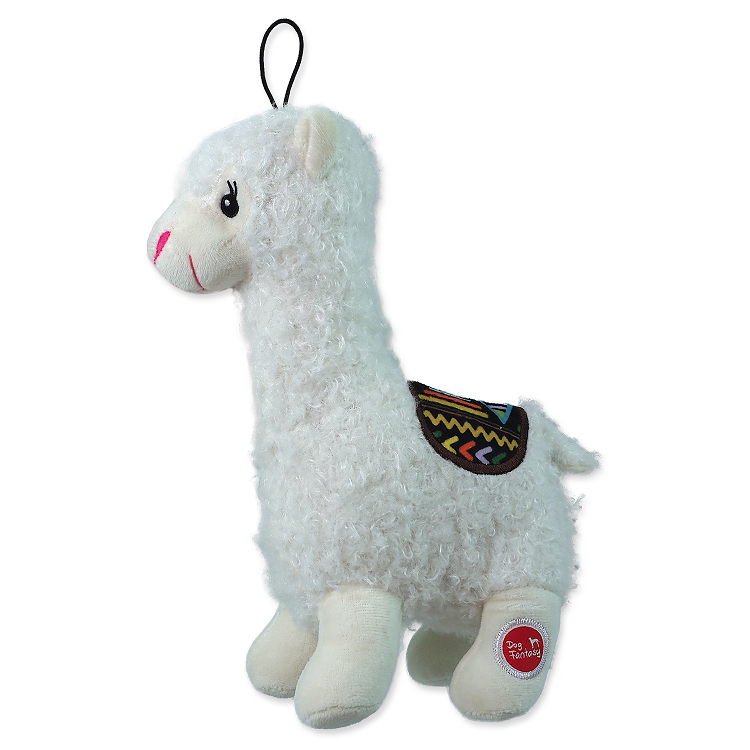 Rotaļlieta suņiem – Dog Fantasy Good&#039;s Plush Lama, mix of colors, 26 cm