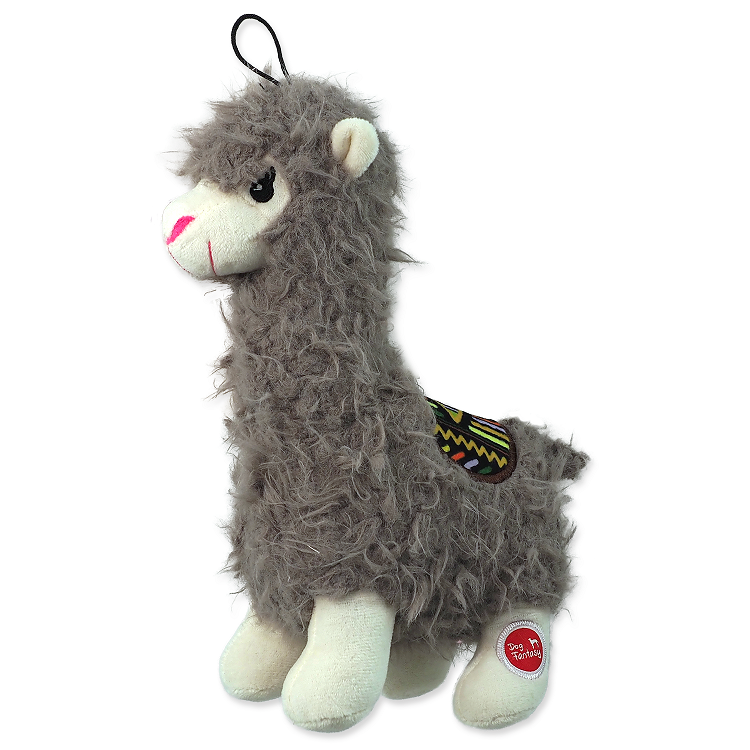 Rotaļlieta suņiem – Dog Fantasy Good&#039;s Plush Lama, mix of colors, 26 cm