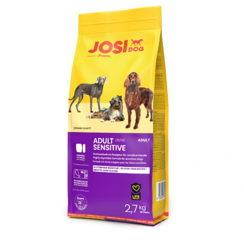 Корм для собак – Josera JosiDog Adult Sensitive 2,7 кг title=