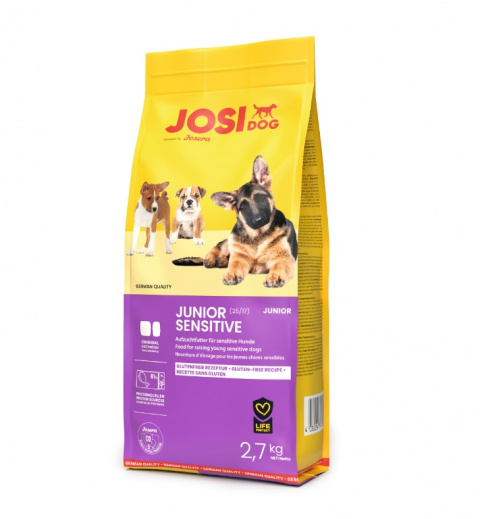 Корм для щенков – Josera Josidog Junior Sensitive, 2.7 кг title=