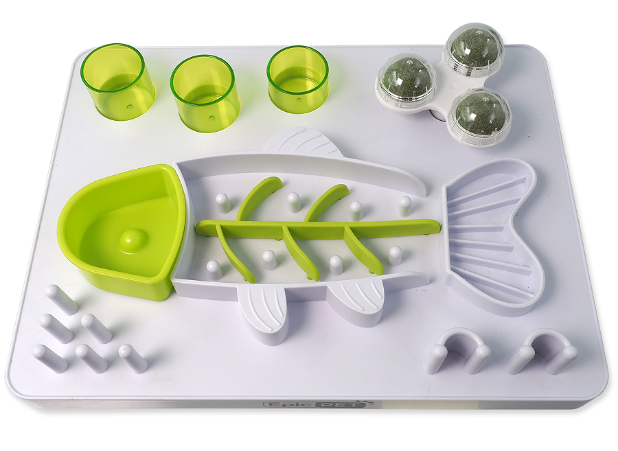 Интерактивная игрушка для кошек – Epic PET Think and Eat Interactive Fish, 30 см Интерактивная игрушка для кошек – Epic PET Think and Eat Interactive Fish, 30 см