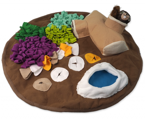 Attīstošs ožas paklājiņš suņiem – Epic Pet Sniffing Mat, with a Squirrel, 70 cm title=