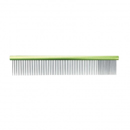 Ķemme suņiem – Groom Professional Spectrum Aluminium Comb 80/20, Lime-Green, 19 cm