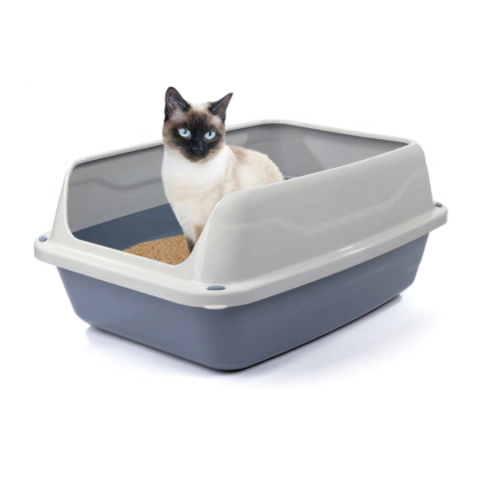 Туалет для кошек – Sonic Big litter tray with high edge, 56 x 40 x 24 см title=