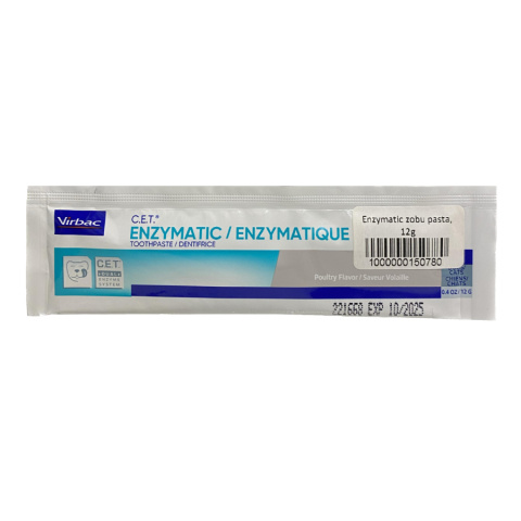 Zobu pasta dzīvniekiem – Virbac Enzymatic Toothpaste dogs/cats, 12 g title=