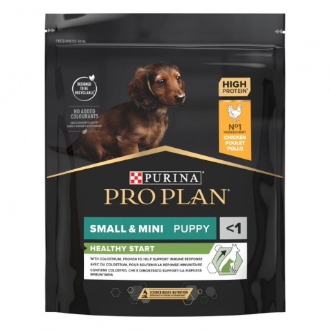 Корм для щенков – Pro Plan Small and Mini Puppy Chicken, 700 г title=