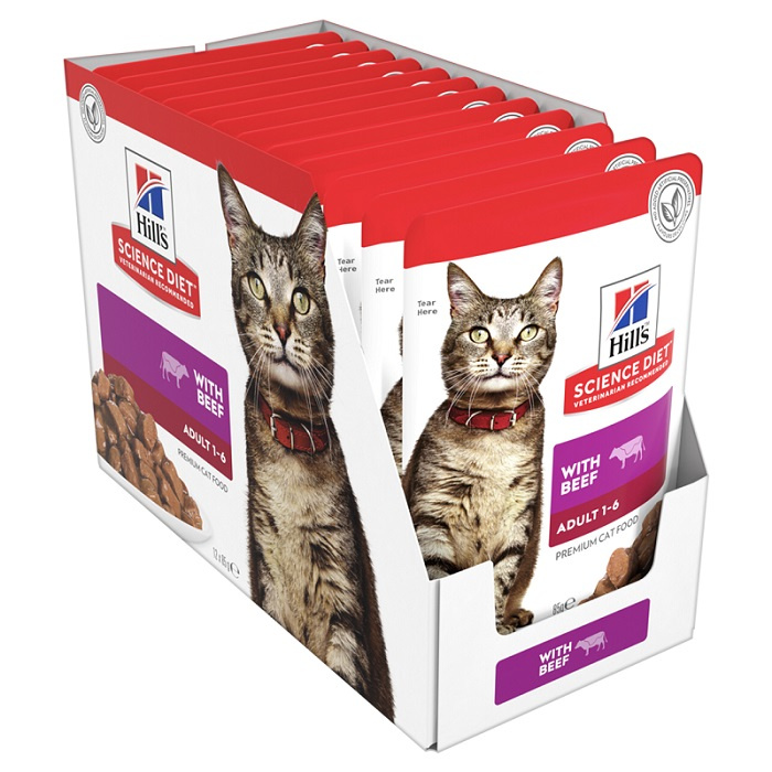 Консервы для кошек – Hill&#039;s Science Plan Optimal Care, Beef, 85 г
