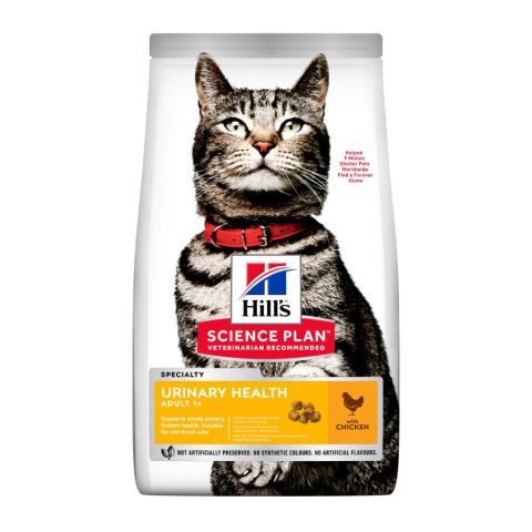 Корм для кошек – Hill&#039;s Feline Adult Urinary Health, Chicken, 1,5 кг title=