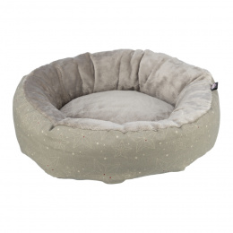 Лежанка для кошек – TRIXIE Xmas bed Luciano, beige/gold, ø 50 см