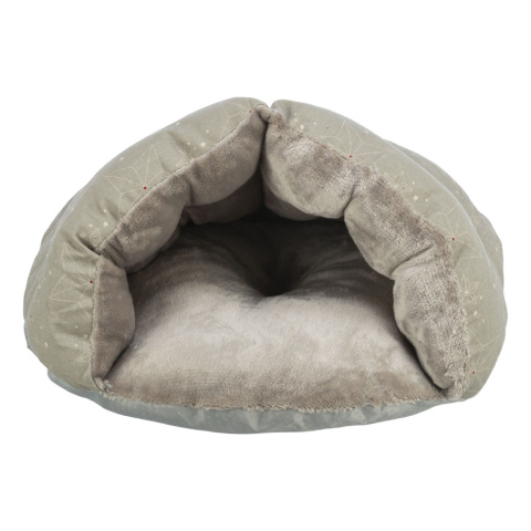 Лежанка для кошек – TRIXIE Xmas cave Luciano, beige/gold, ø 50 x 30 см
