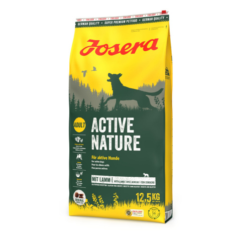 Barība suņiem – Josera Adult Active Nature, with lamb, 12,5 kg title=