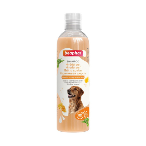 Šampūns suņiem – Beaphar Brown Coat Shampoo Dog, 250 ml title=