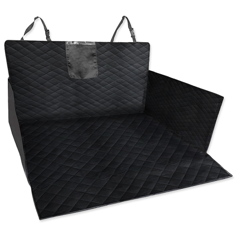 Автомобильный чехол – Dog Fantasy Car Boot Cover, 170 x 181 см, black title=