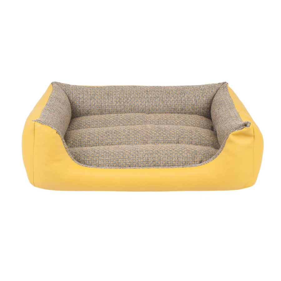 Лежанка для собак – AmiPlay Sofa ZipClean 4 in 1 Morgan S, 58 x 46 x 17 см, yellow Лежанка для собак – AmiPlay Sofa ZipClean 4 in 1 Morgan S, 58 x 46 x 17 см, yellow