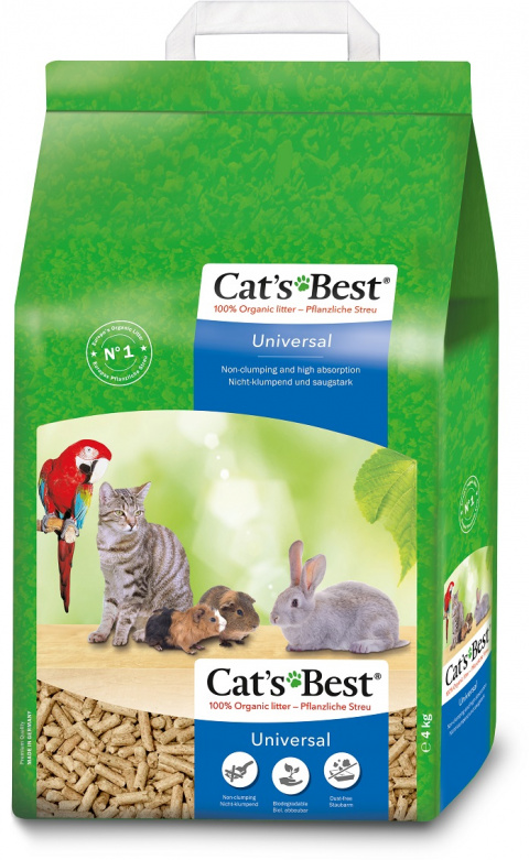 Древесный наполнитель - Cats Best Universal, 7 л (4 кг)