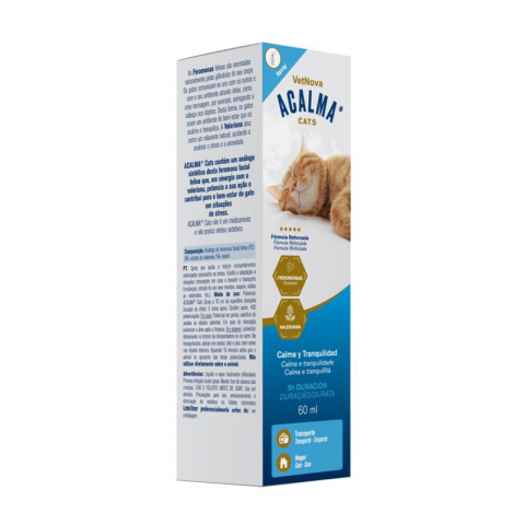 Nomierinošs sprejs kaķiem – ACALMA Cats Spray, 60 ml title=