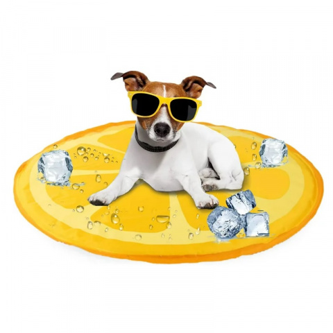 Охлаждающий коврик для животных – AFP, Chill Out Cooling Mat, Orange, 60 х 0,8 см title=