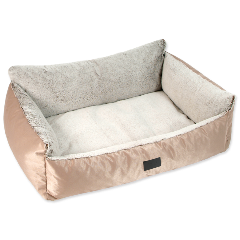 Лежанка для собак – Dog Fantasy Bedding Lux, 120 x 85 см, platinum gold title=