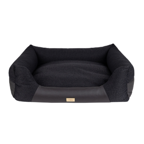 Guļvieta suņiem – AmiPlay Sofa ZipClean Milano, L 78 x 64 x 19 cm, black title=