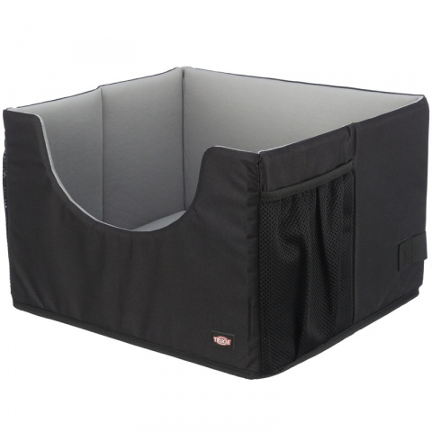 Automašīnas sēdeklis – TRIXIE Car seat, Black/Grey, 45 x 28 x 40 cm title=