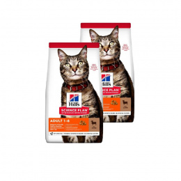 Barība kaķiem – Hill&#039;s Science Plan Feline Adult Lamb and Rice, 1+1 dāvanā! (1.5 kg +1.5 kg)