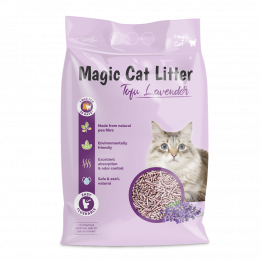 Наполнитель для кошачьего туалета – TOFU Magic Litter Lavanda, 6 л