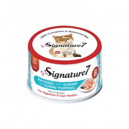 Консервы для кошек – Signature7 с макрелью, креветками и сурими, 70 г