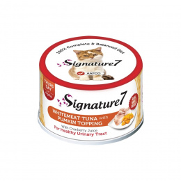 Консервы для кошек – Signature7 с белым мясом тунца и тыквой, 70 г