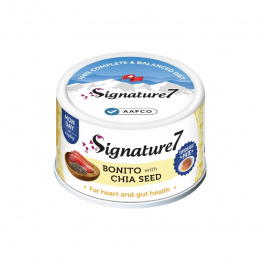 Консервы для кошек – Signature7 паштет с пеламидой и семенами чиа, 80 г